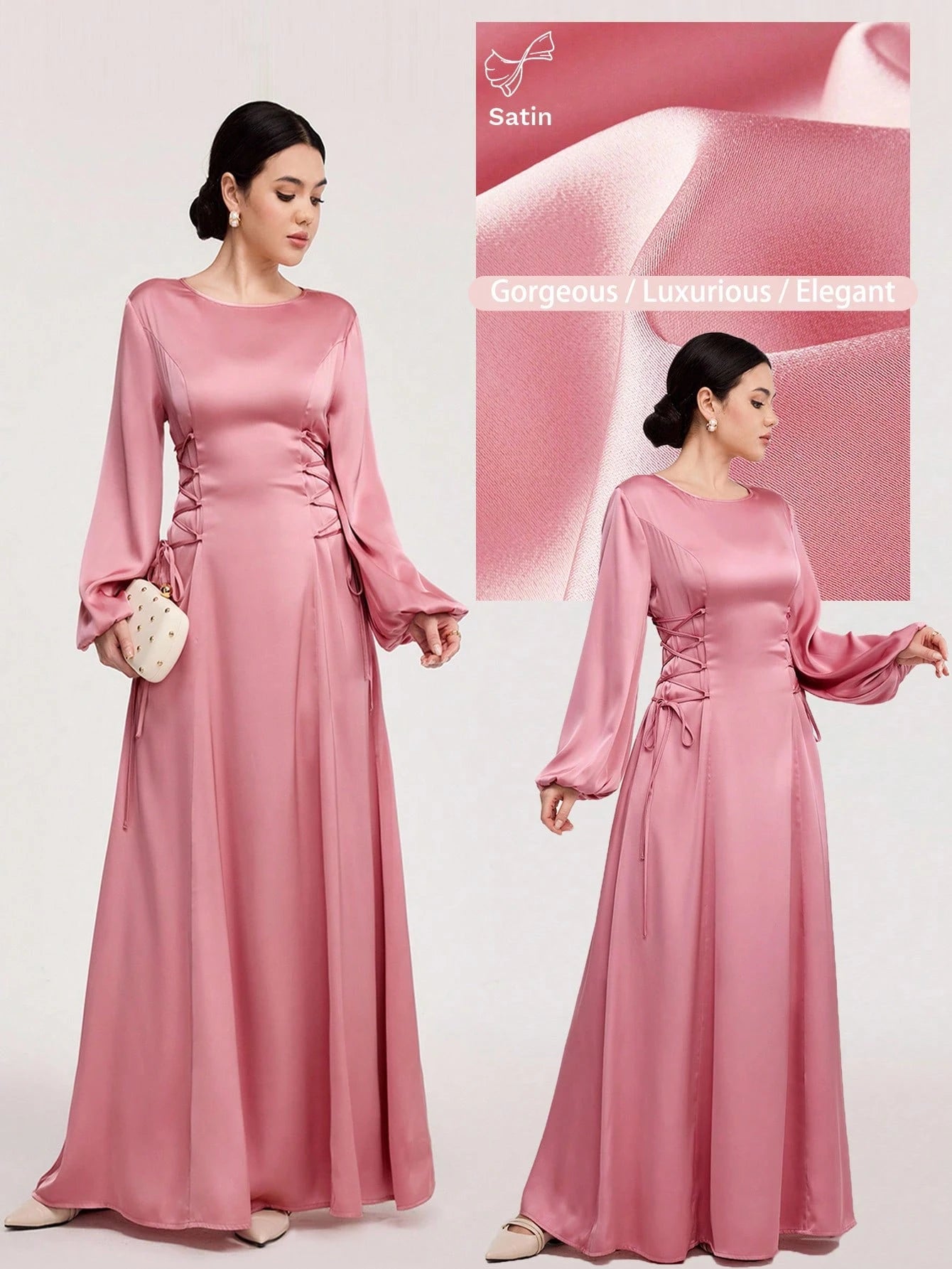 Dusty Pink Maxi Dress