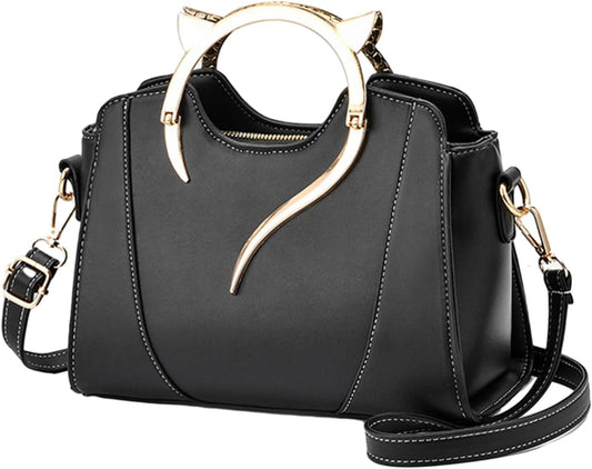 Modern Black Handbag