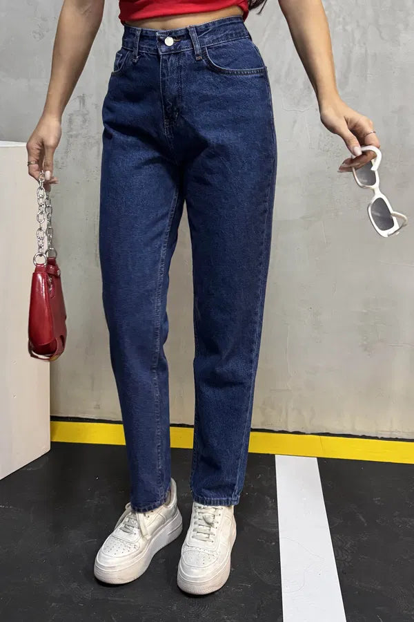 High-Waisted "Mom" Jeans