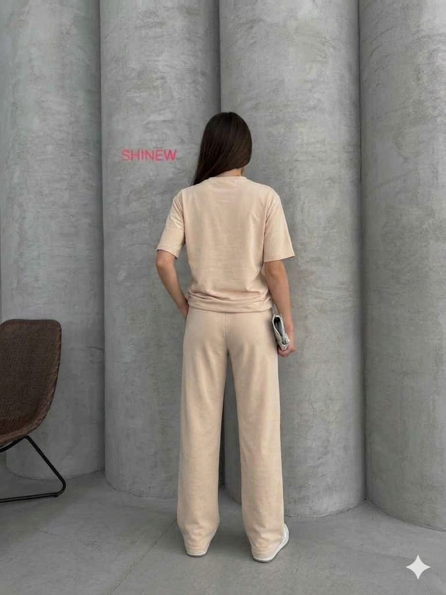 Stylish and Cozy Beige Lounge Set