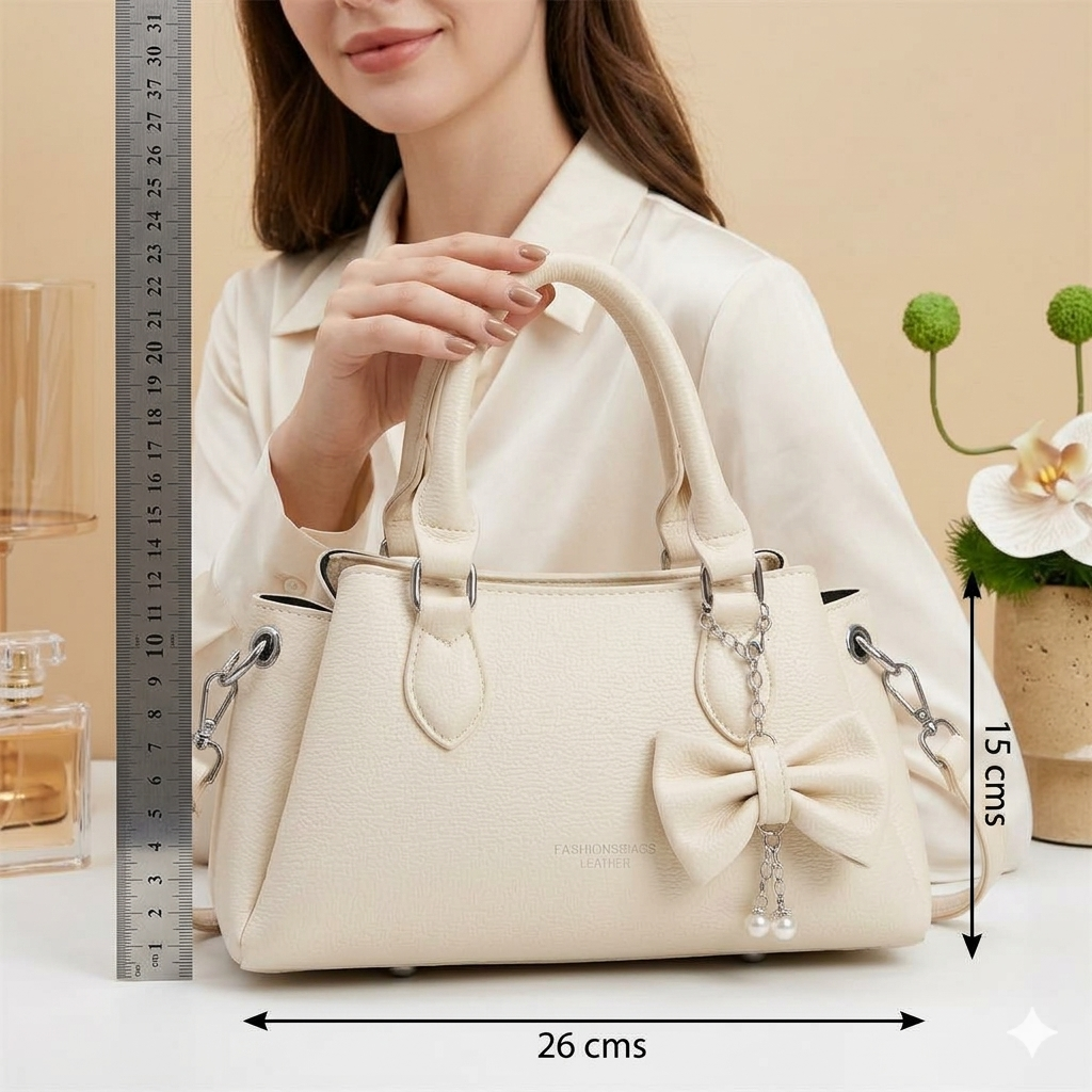 Sophisticated Off-white Handbag
