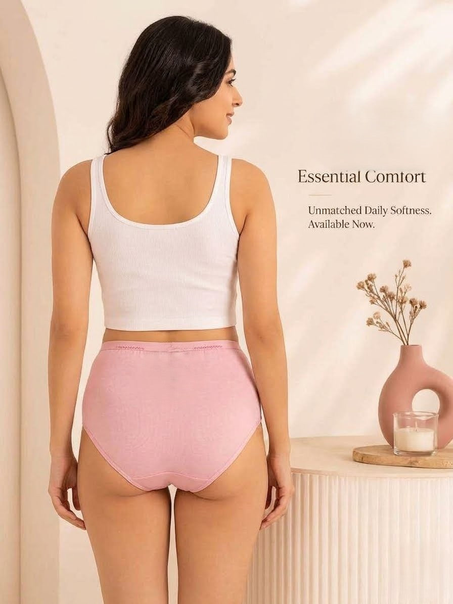 Proeza High-waisted cotton brief penti
