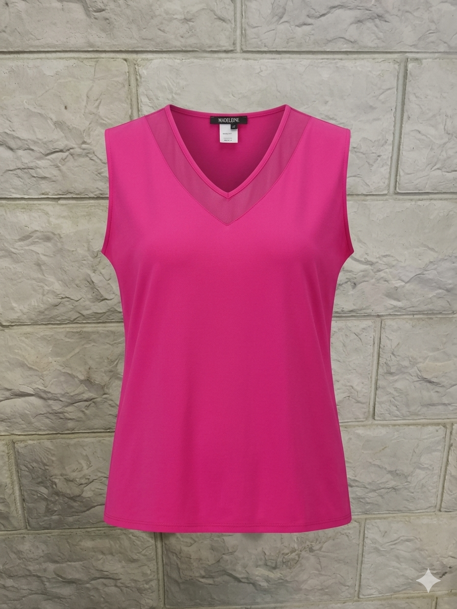 Vibrant sleeveless top