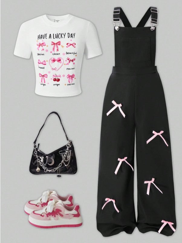 Trendy two-piece set for a 10-year-old girl