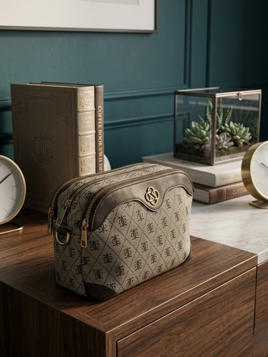 Elegant wash bag or vanity case