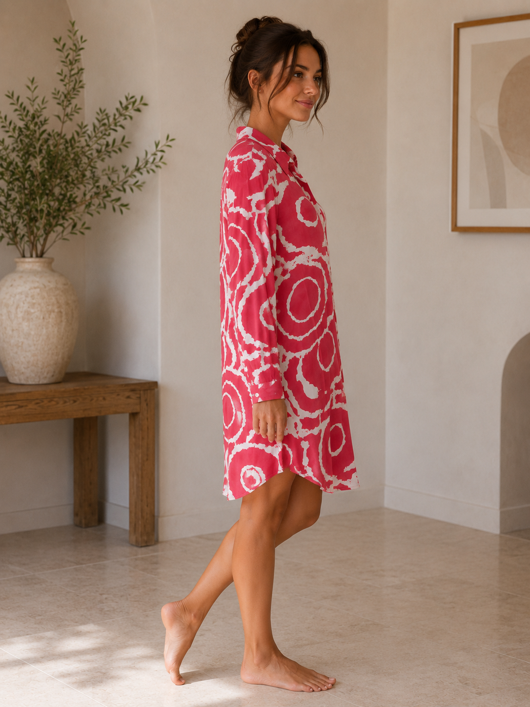 Relaxed shirt dress