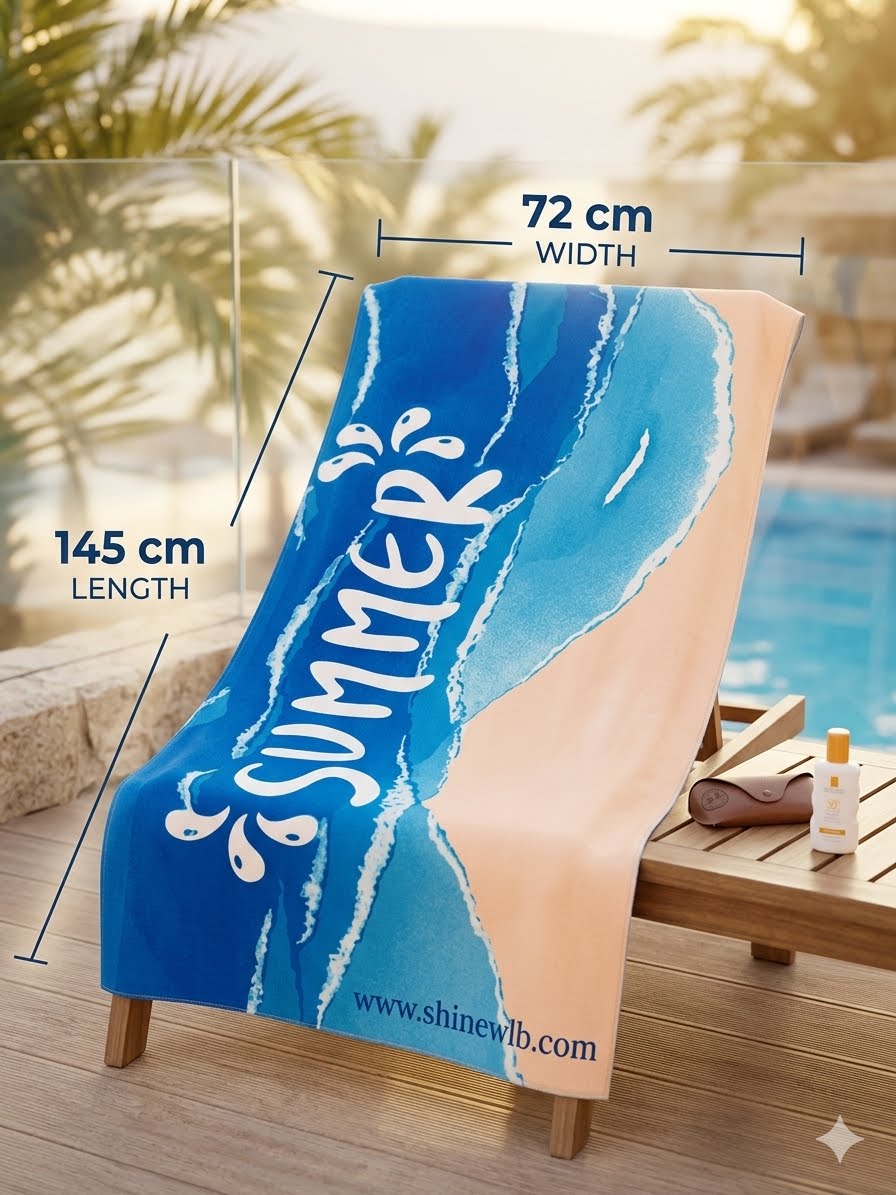 rectangular beach towel -Summer