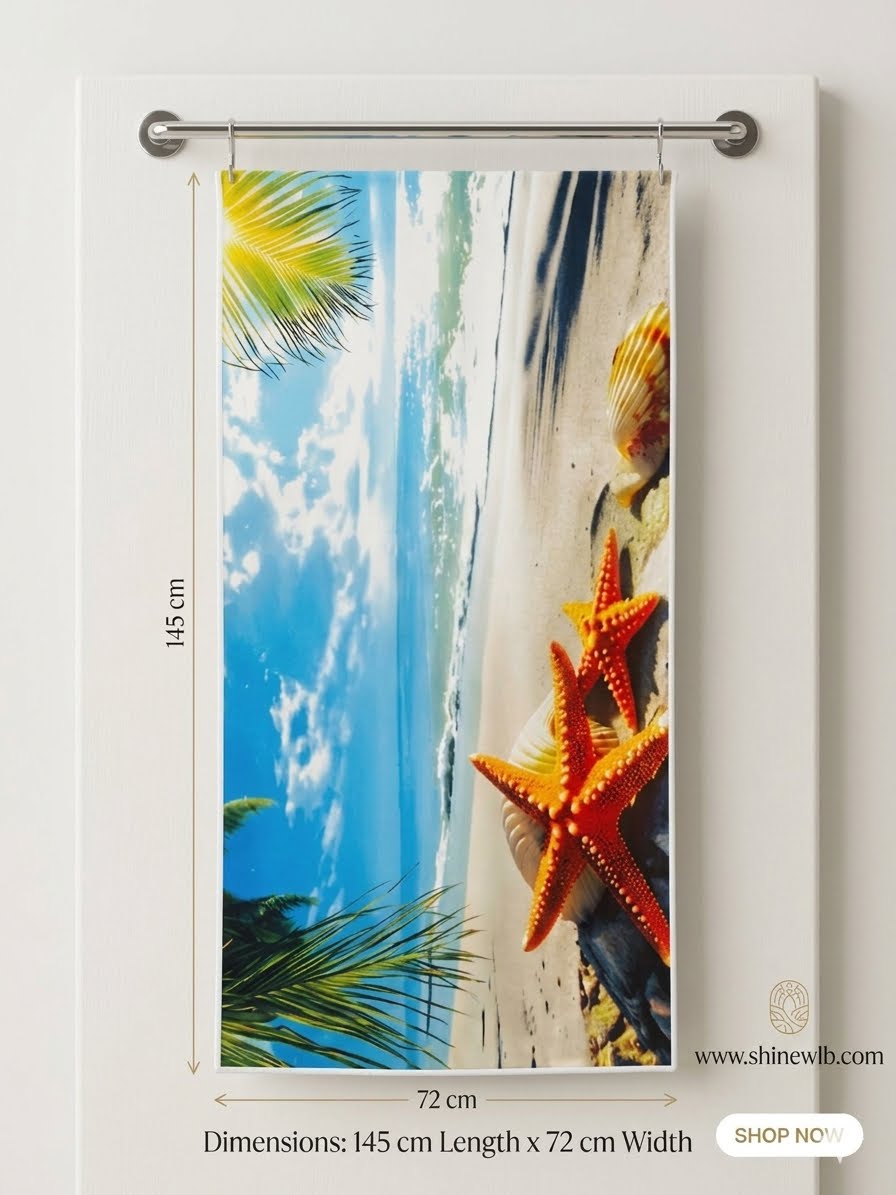 rectangular beach towel