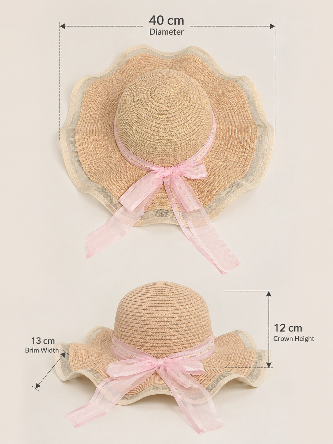 Wide-brimmed sun hat