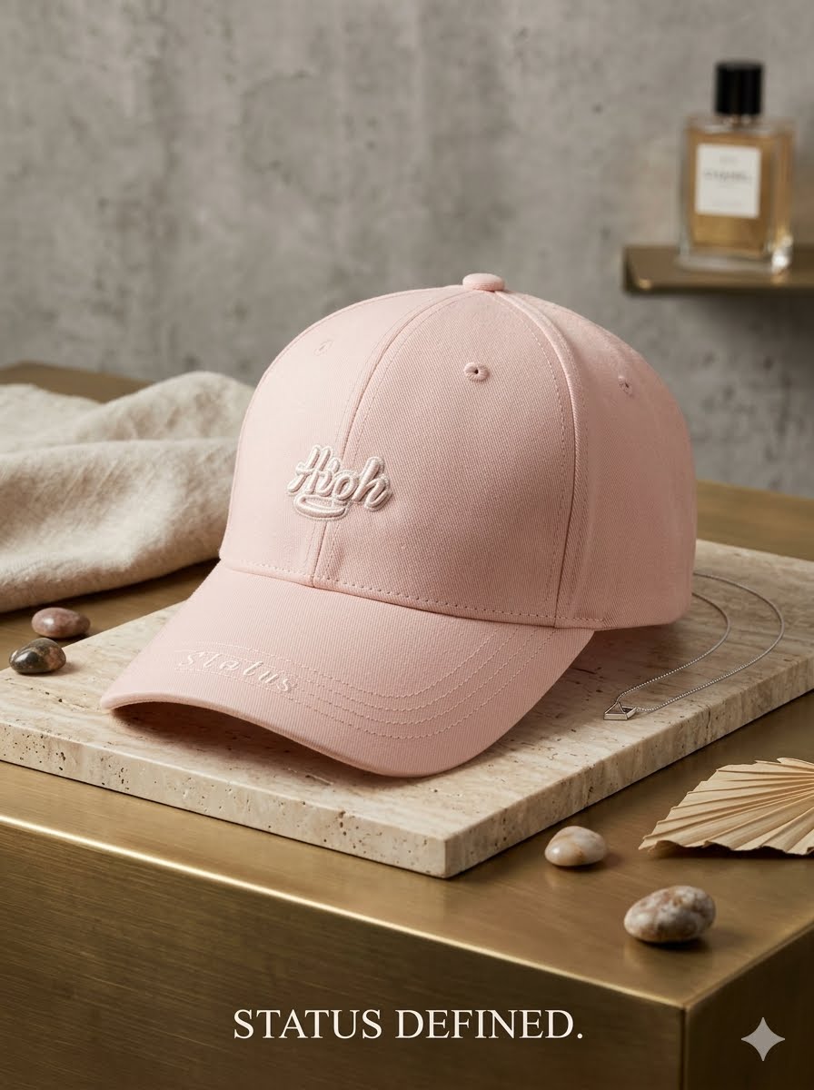 Stylish six-panel baseball cap