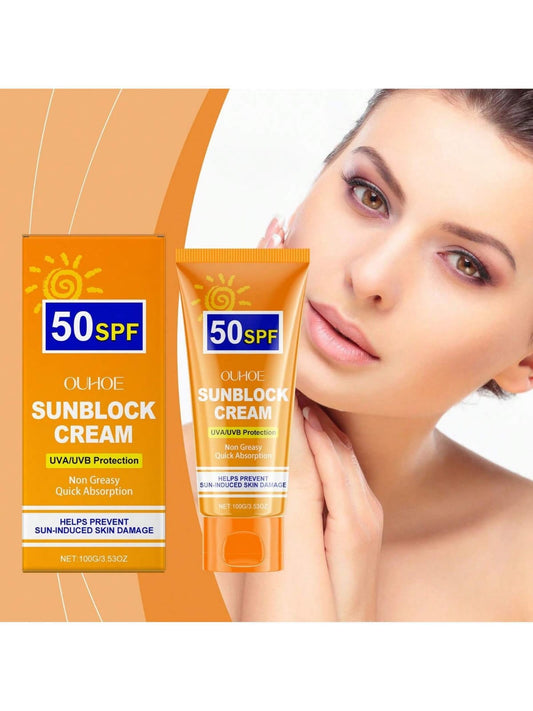 OUHOE Sunblock Cream SPF 50 UVA/UVB Protection – SHINEW