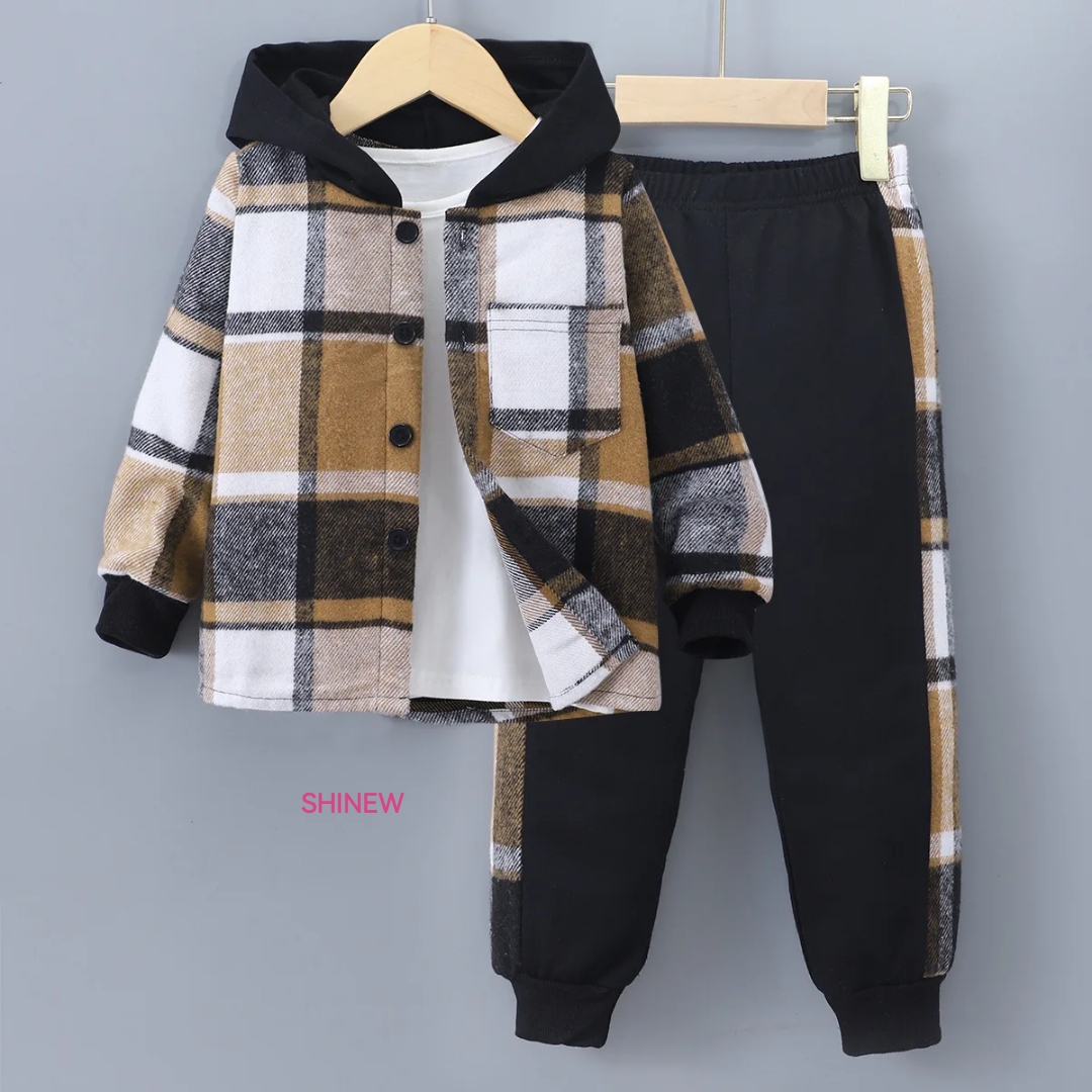 Coordinated Two-Piece Outfit for Young Boys