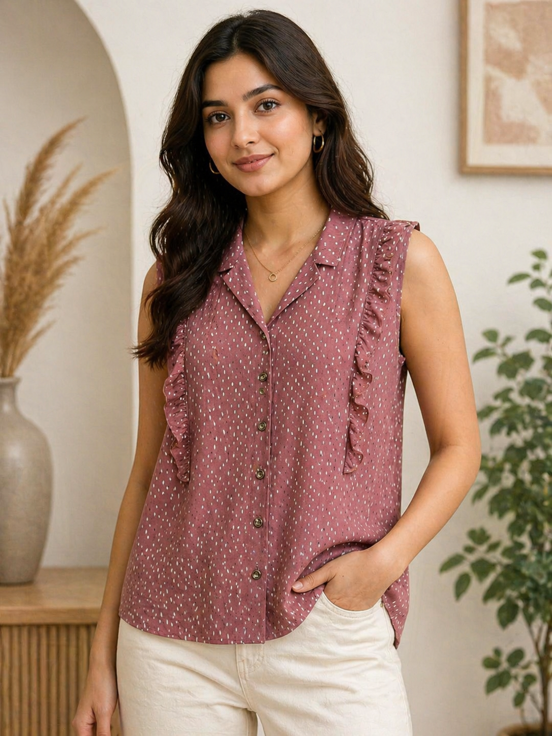 Elegant Sleeveless Top