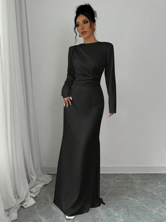 Elegant floor-length gown