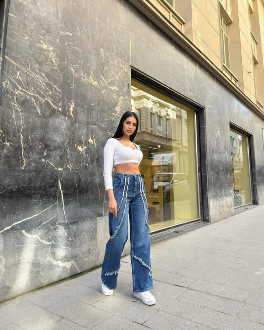 Miele Mid-wash Blue Jeans