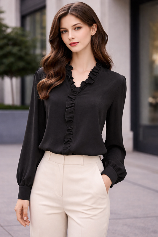 Spring/ Summer Blouse with a Sophisticated Design