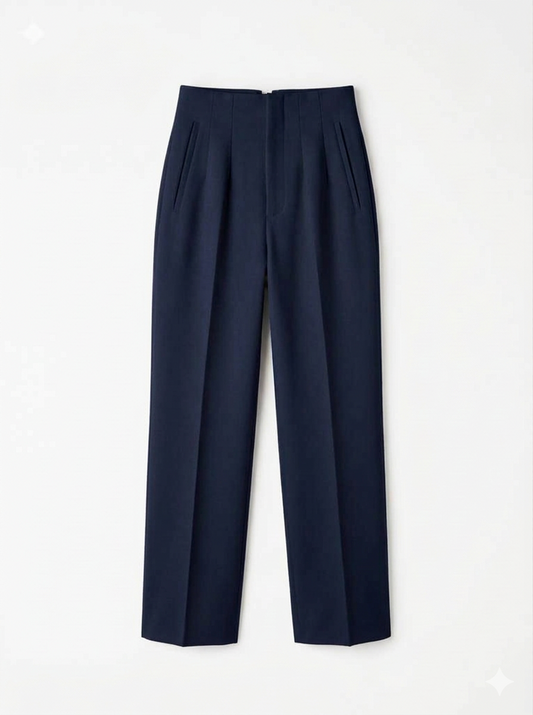 High-waist, Zara Style Tailored Trousers