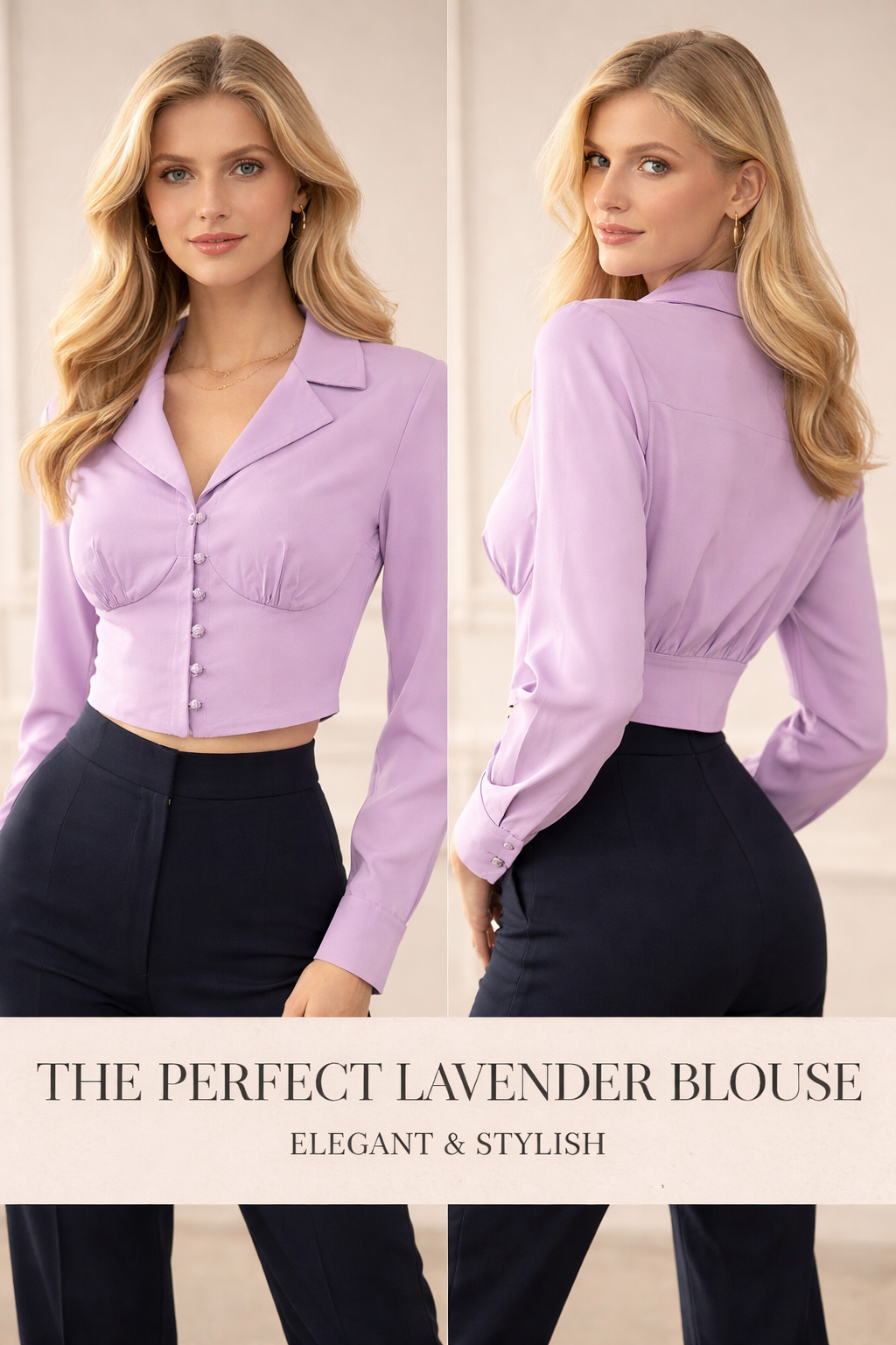 Chic Lavender Crop Chemise