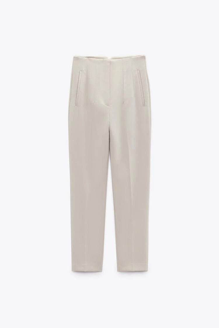High-waist, Tailored Zara Style Trousers