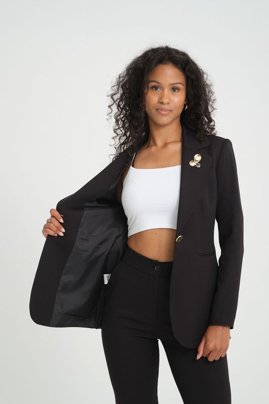 Black Two-Piece Suit