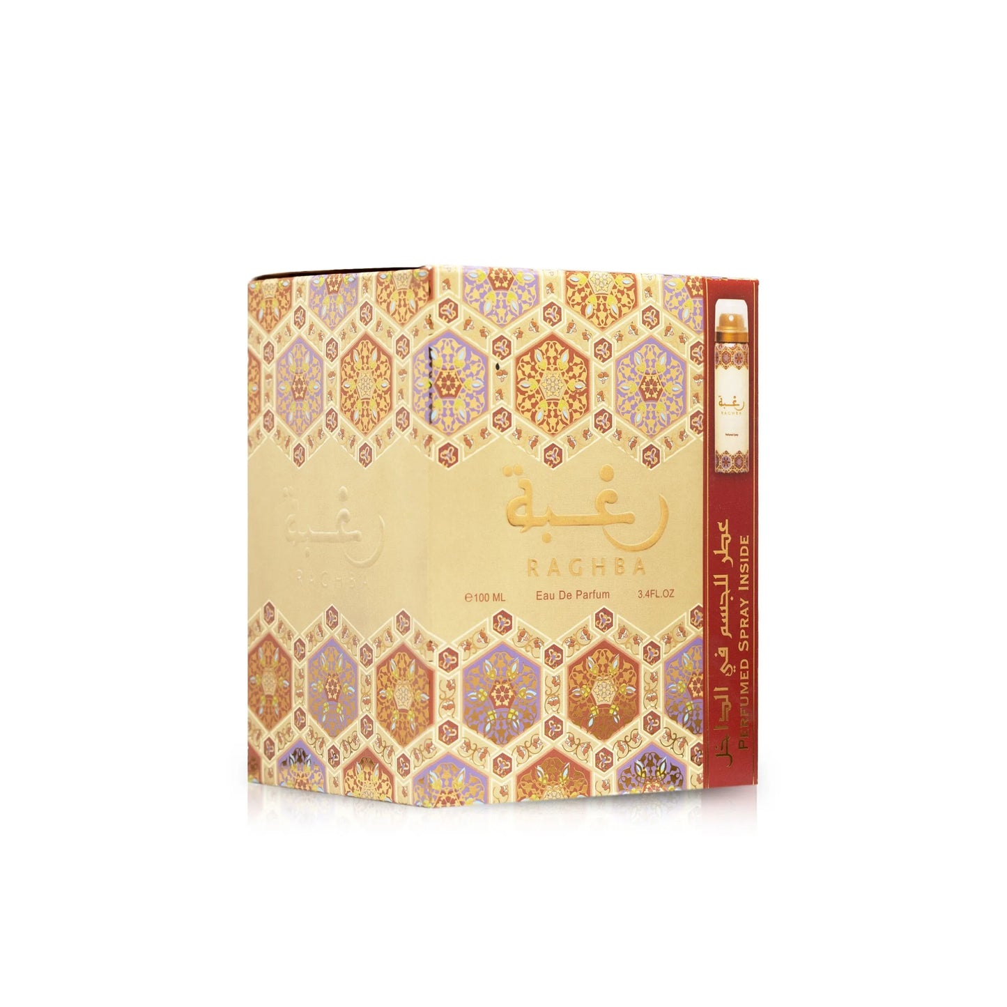 Raghba by Lattafa - 100 ml + Deodorant