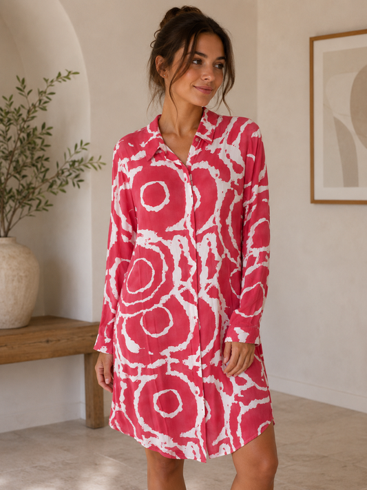 Relaxed shirt dress
