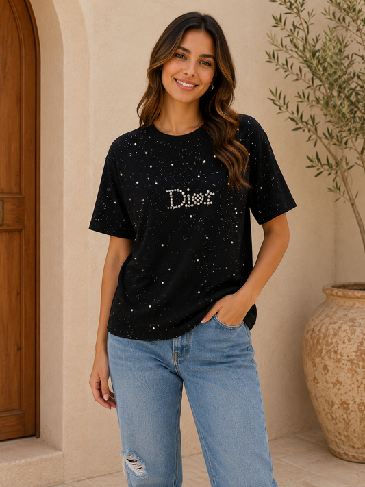 Black Crewneck oversize t-shirt