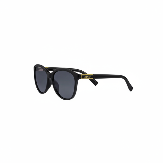 Black Zippo Cat-Eye Sunglasses - Square