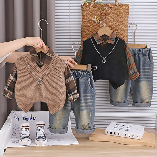 Three-Piece Boys' Clothing Set
