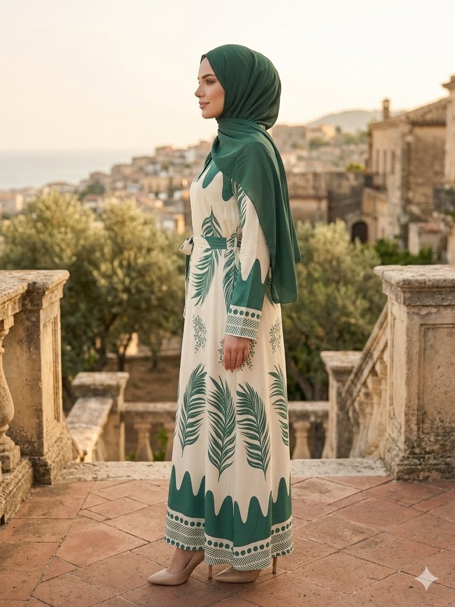 Elegant, cream-colored maxi dress
