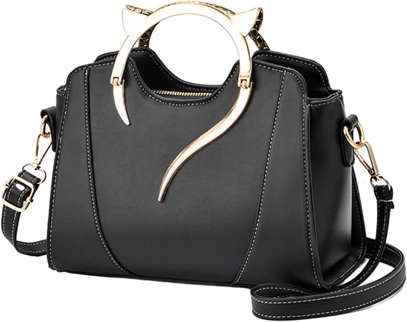 Modern Black Handbag