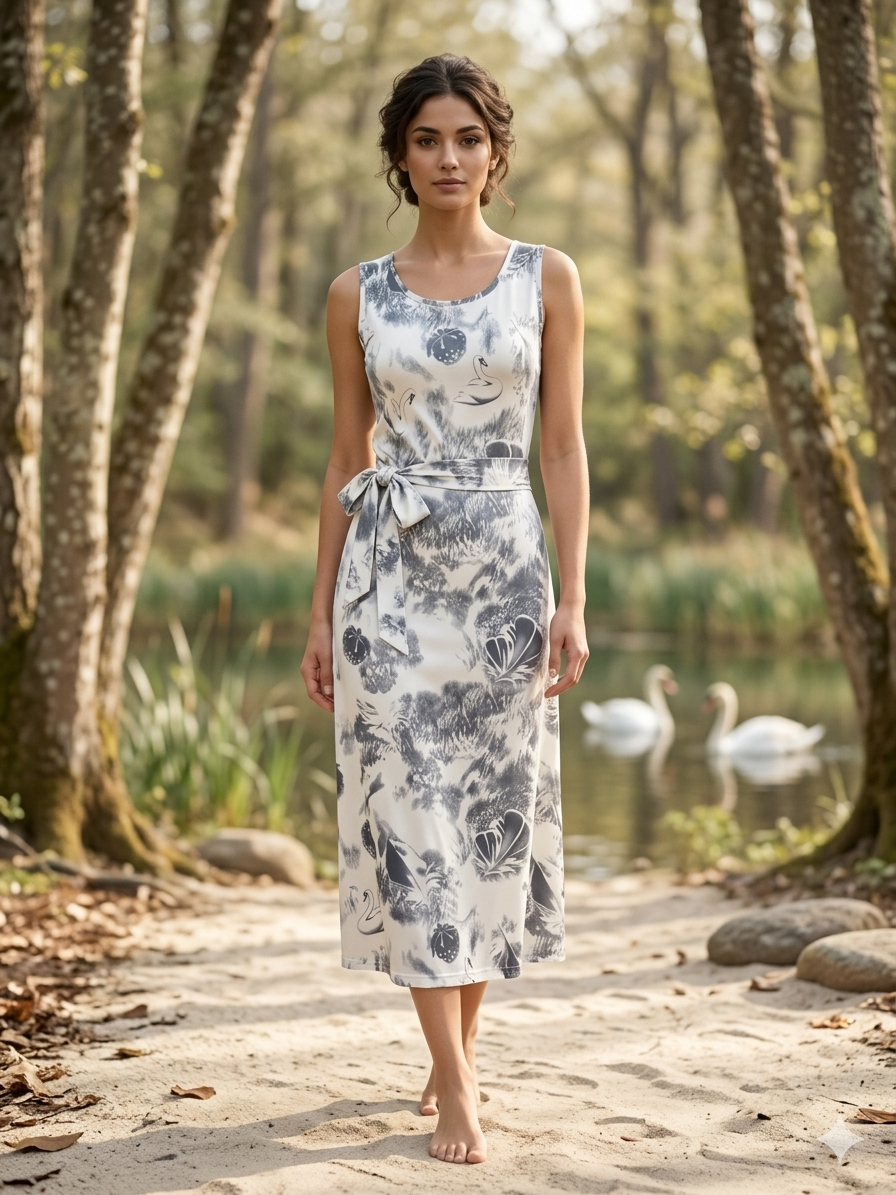 Graceful Midi Dress