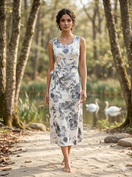 Graceful Midi Dress