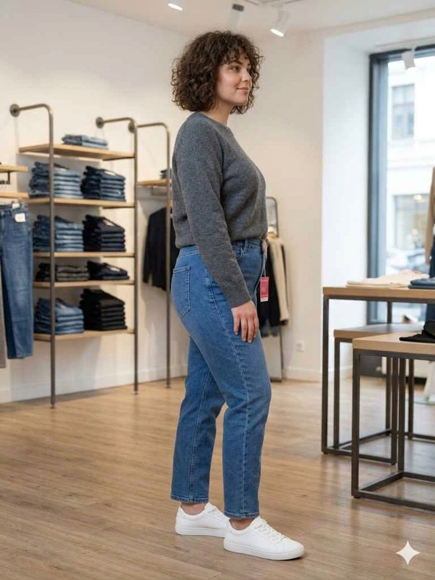 Miele Big Size Mom Jeans