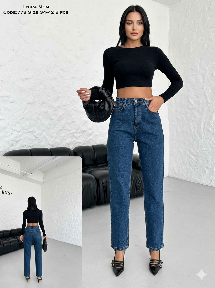 Miele Lycra Mom Jeans