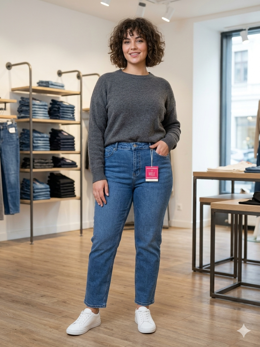 Miele Big Size Mom Jeans