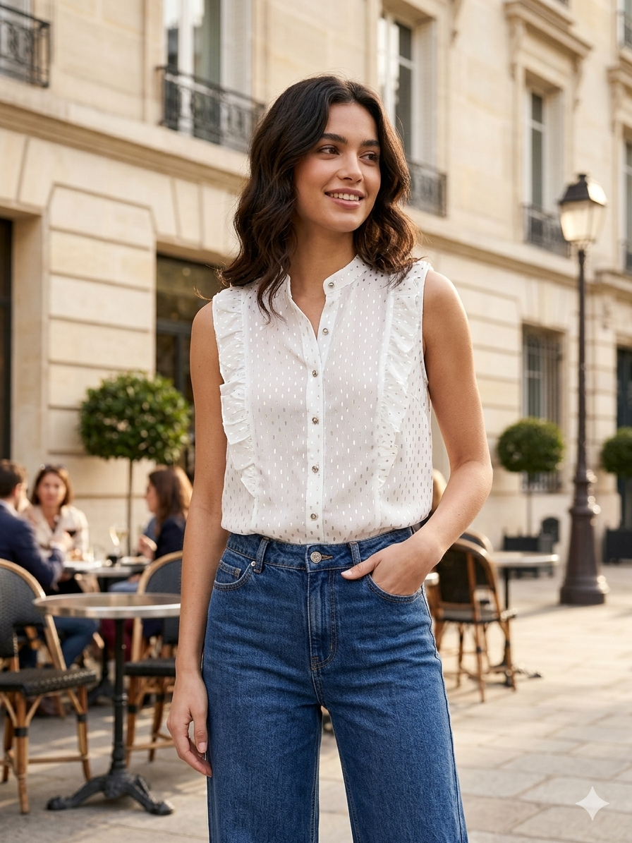 Elegant Sleeveless Top
