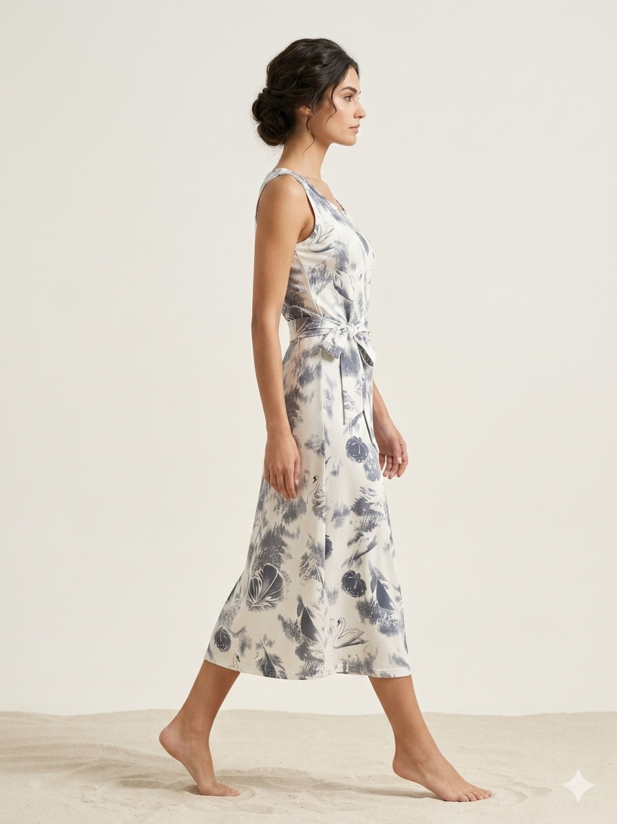 Graceful Midi Dress