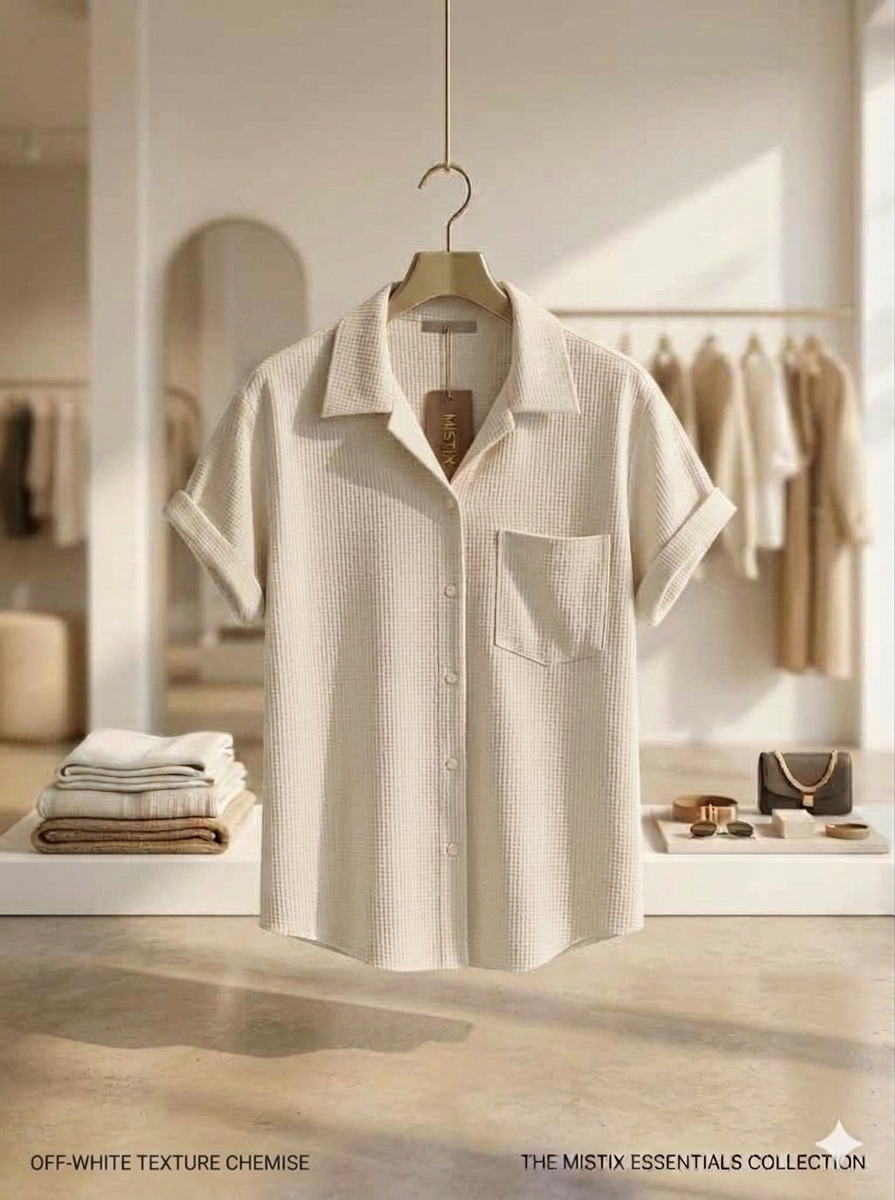 Stylish Short-sleeved Chemise