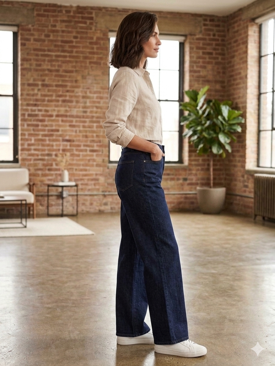 Lacivert Navy Dark Blue Jeans