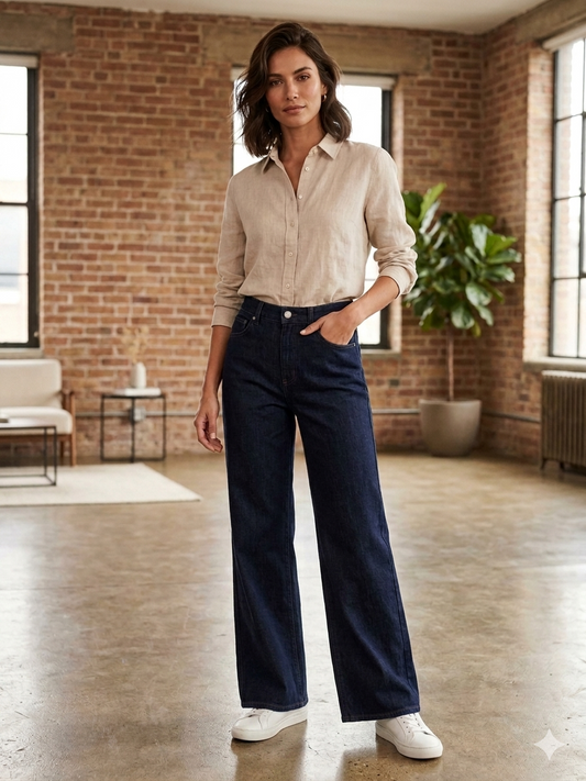 Lacivert Navy Dark Blue Jeans