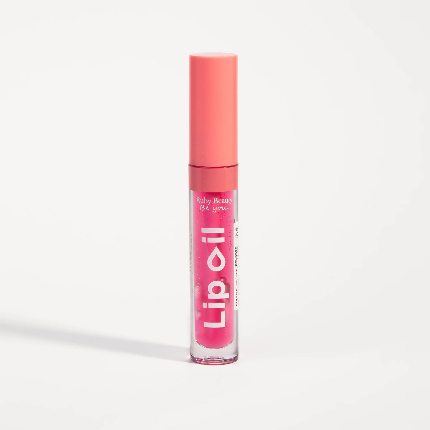 Ruby Beauty Lip Oil – Hydrating Gloss with Plant-Based Formula