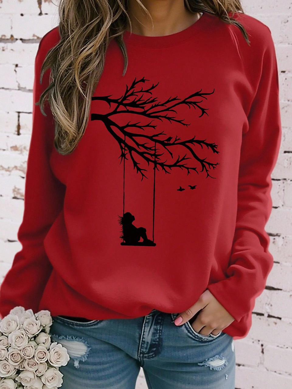 Casual thin sweatshirt