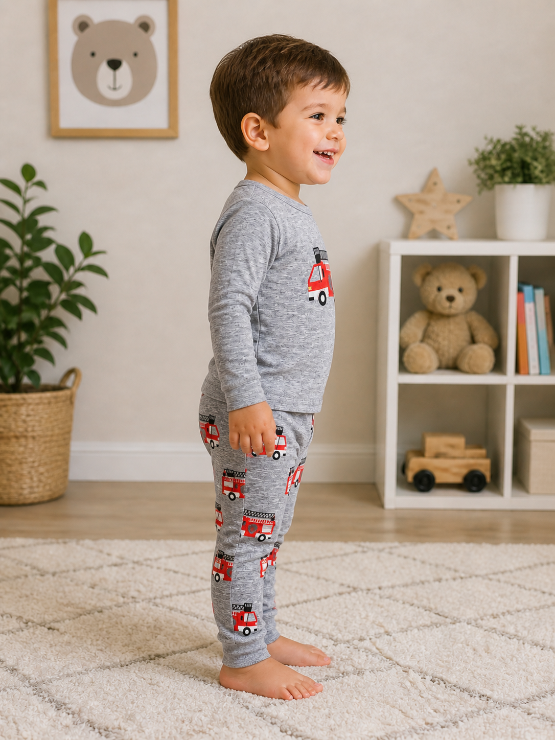 Cozy two-piece pajama set - no fur