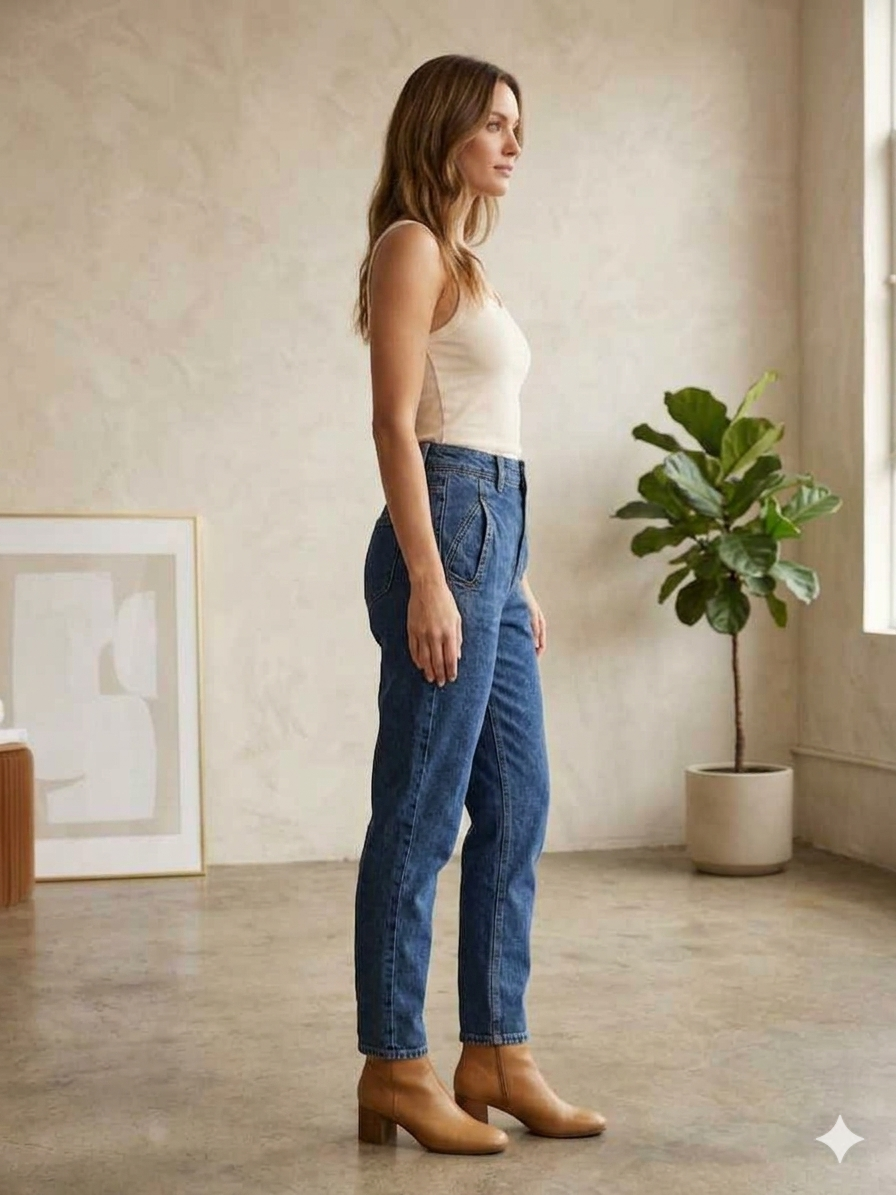 Sicily High-waisted mom jeans