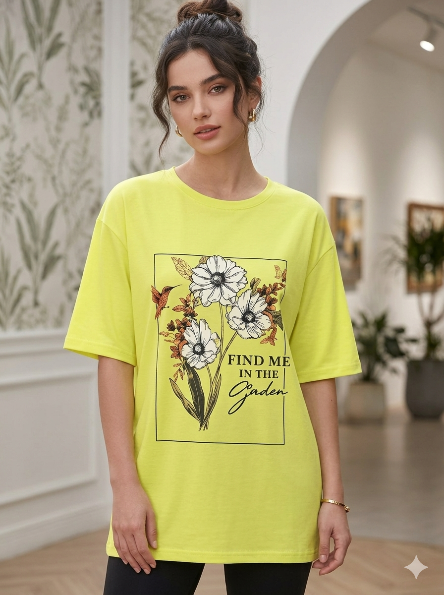 Classic ribbed crew neckline tee