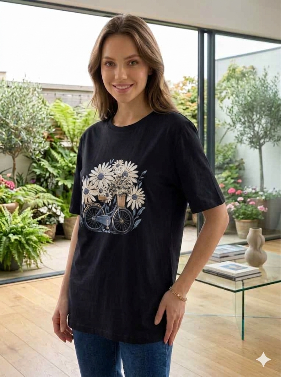 Vibrant graphic tee