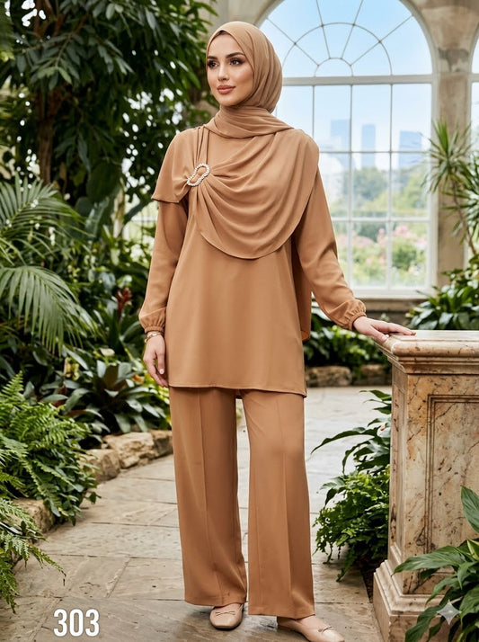 Camel-colored coordinate set