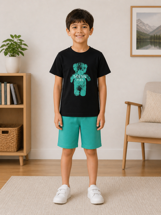 Playful two-piece summer set for a Boy