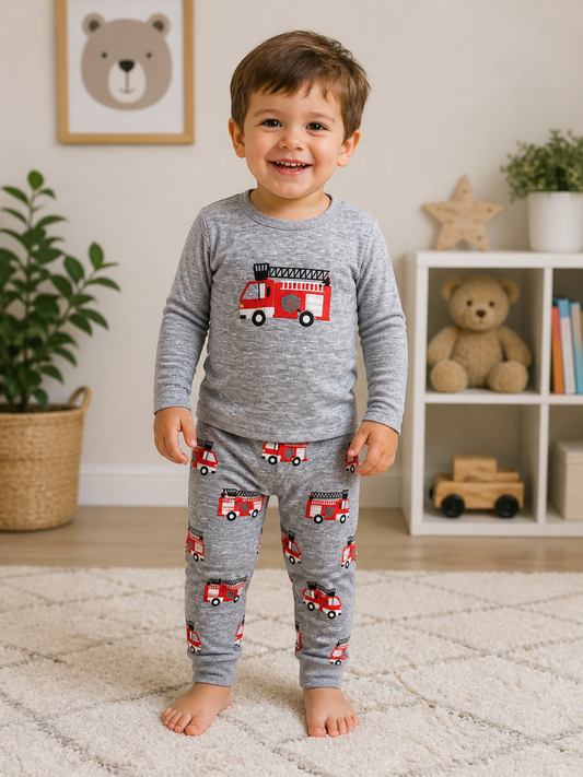 Cozy two-piece pajama set - no fur